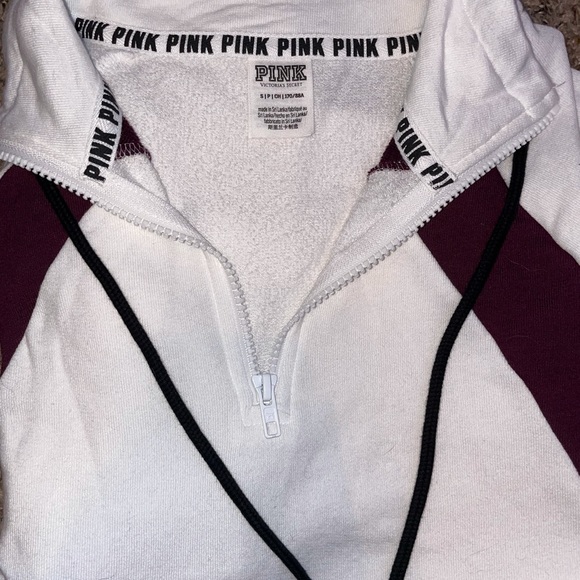 PINK long sleeve Quarter Zip Up - Picture 2 of 7